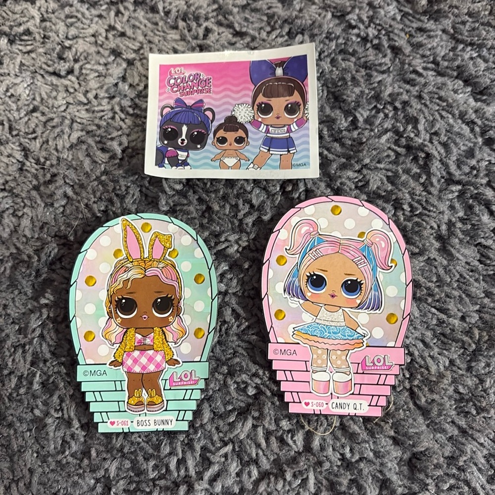 NWOT Set of 3 LOL doll stickers